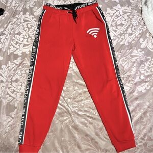 Women Red Sweatpants & Joggers